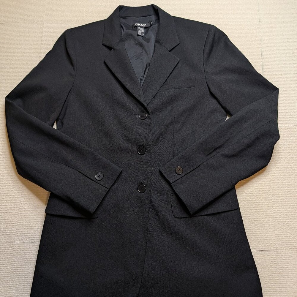 DKNY Vintage Women's Black Blazer- size 4